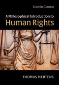 Cover: A Philosophical Introduction to Human Rights - Cambridge University Press