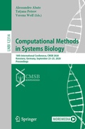 Cover: Computational Methods in Systems Biology - Springer
