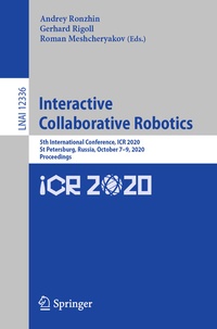 Enlarge image Cover: Interactive Collaborative Robotics - Springer