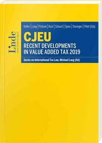 Abbildung von: CJEU - Recent Developments in Value Added Tax 2019 - Linde
