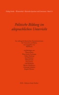 Cover: Politische Bildung im altsprachlichen Unterricht - EOS Verlag