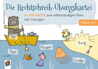 Abbildung von: Die Rechtschreib-Übungskartei - Klasse 3/4 - Verlag an der Ruhr