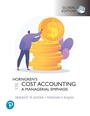 Cover: Horngren's Cost Accounting, Global Edition + MyLab Accounting, with Pearson eText - Pearson Education Limited