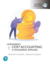 Abbildung von: Horngren's Cost Accounting, Global Edition + MyLab Accounting, with Pearson eText - Pearson Education Limited