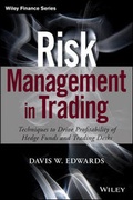 Cover: Risk Management in Trading - Techniques to Drive Profitability of Hedge Funds and Trading Desks - Wiley