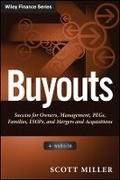 Cover: Buyouts + Website - Success for Owners, Management, PEGs, Families, ESOPs, and Mergers and Acquisitions - Wiley