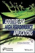 Cover: Additives for High Performance Applications - Chemistry and Applications - Wiley