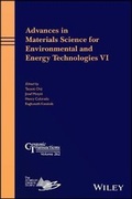 Cover: Advances in Materials Science for Environmental and Energy Technologies VI - Ceramic Transactions Volume 262 - Wiley