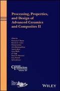 Cover: Processing, Properties, and Design of Advanced Ceramics and Composites II - Ceramic Transactions Vol 261 - Wiley