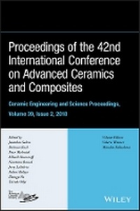 Enlarge image Cover: Proceedings of the 42nd International Conference on Advanced Ceramics and Composites, Ceramic Engineering and Science Proceedings, Issue 2 - Wiley