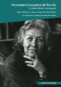 Cover: Hommage a Jacqueline de Romilly: L'empreinte de son oeuvre - Academie des inscriptions et belles-lettres