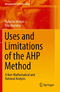 Enlarge image Cover: Uses and Limitations of the AHP Method - Springer
