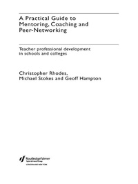 Enlarge image Cover: A Practical Guide to Mentoring, Coaching and Peer-networking - Routledge