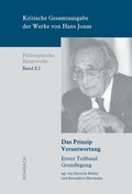 Cover: Kritische Gesamtausgabe der Werke von Hans Jonas - Philosophische Hauptwerke: Bd. I/2a - Rombach Wissenschaft