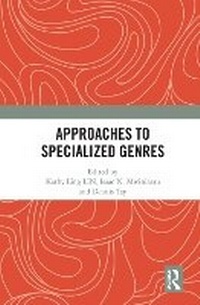 Enlarge image Cover: Approaches to Specialized Genres - Routledge