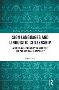 Abbildung von: Sign Languages and Linguistic Citizenship - Routledge