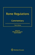 Cover: Rome Regulations - Wolters Kluwer