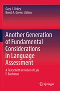 Cover: Another Generation of Fundamental Considerations in Language Assessment - Springer