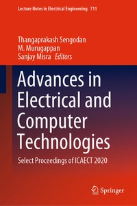 Enlarge image Cover: Advances in Electrical and Computer Technologies - Springer