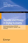 Bild: Security and Privacy in Digital Economy - Springer