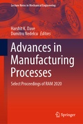 Cover: Advances in Manufacturing Processes - Springer