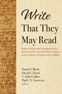 Cover: Write That They May Read - Wipf and Stock Publishers