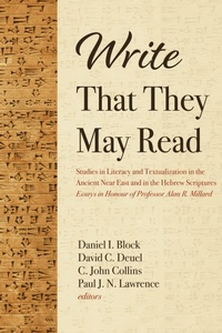 Enlarge image Cover: Write That They May Read - Wipf and Stock Publishers