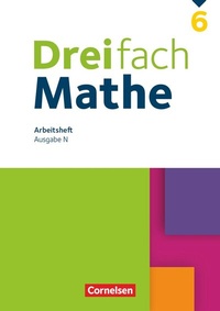 Abbildung von: Dreifach Mathe - Ausgabe N - 6. Schuljahr - Cornelsen Verlag
