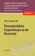 Cover: Personalrechtliche Fragestellungen an der Universit&auml;t - &Ouml;GB Verlag