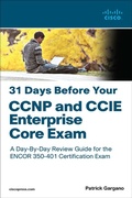 Cover: 31 Days Before Your CCNP and CCIE Enterprise Core Exam - Cisco Press