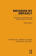 Cover: Decision by Default - Routledge