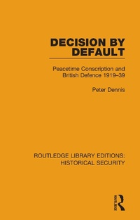 Enlarge image Cover: Decision by Default - Routledge