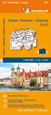 Abbildung von: Michelin Schweiz Nord - Michelin Editions des Voyages