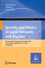 Cover: Security and Privacy in Social Networks and Big Data - Springer