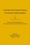 Cover: Construction Versus Choice in Cognitive Measurement - Routledge