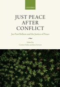 Cover: Just Peace After Conflict - OUP eBook