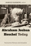 Cover: Abraham Joshua Heschel Today - Wipf and Stock Publishers