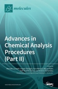Cover: Advances in Chemical Analysis Procedures (Part II) - MDPI AG