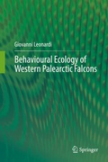 Cover: Behavioural Ecology of Western Palearctic Falcons - Springer