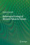 Cover: Behavioural Ecology of Western Palearctic Falcons - Springer