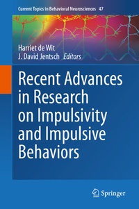 Abbildung von: Recent Advances in Research on Impulsivity and Impulsive Behaviors - Springer