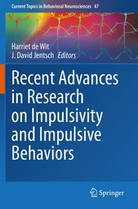 Abbildung von: Recent Advances in Research on Impulsivity and Impulsive Behaviors - Springer