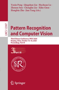 Enlarge image Cover: Pattern Recognition and Computer Vision - Springer