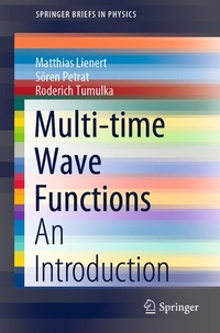 Abbildung von: Multi-time Wave Functions - Springer
