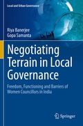 Cover: Negotiating Terrain in Local Governance - Springer