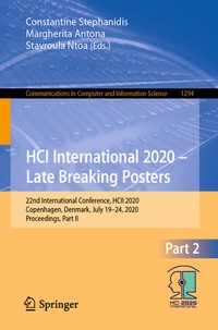 Abbildung von: HCI International 2020 - Late Breaking Posters - Springer