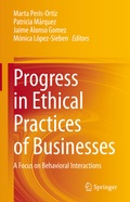 Cover: Progress in Ethical Practices of Businesses - Springer