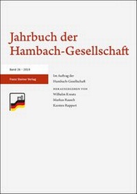 Abbildung von: Jahrbuch der Hambach-Gesellschaft 26 (2019) - Franz Steiner Verlag