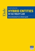 Cover: Hybrid Entities in Tax Treaty Law - Linde
