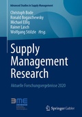 Cover: Supply Management Research - Springer Gabler